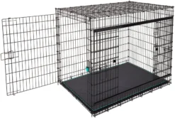 Frisco Heavy Duty Enhanced Lock Sliding Double Door Fold & Carry Wire Dog Crate & Mat Kit, 54 inch 15 Frisco Heavy Duty Enhanced Lock Sliding Double Door Fold & Carry Wire Dog Crate & Mat Kit, 54 inch -FRISCO Sales 297463 PT6. SY630 V1633115115