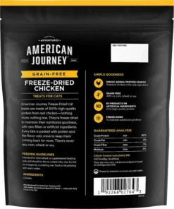 American Journey||Frisco American Journey 100% Chicken Freeze-Dried Grain-Free Cat Treats, 5-oz bag + Frisco Bird Teaser with Feathers Cat Toy, Blue -FRISCO Sales 297664 PT2. SY630 V1621266762