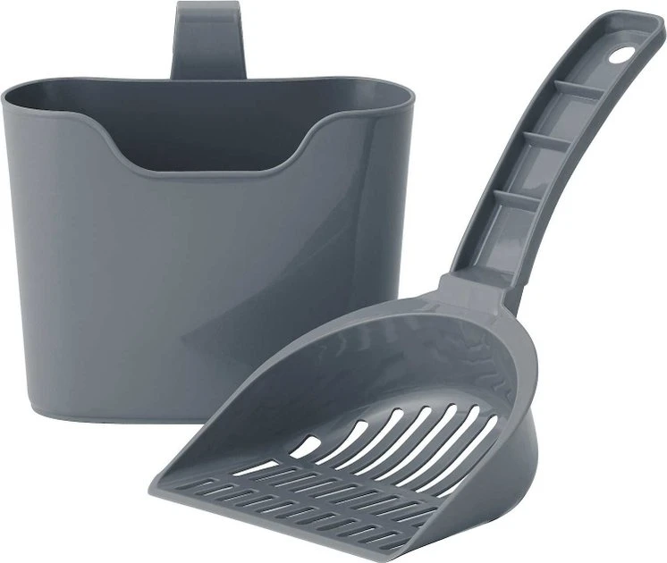 Frisco||IRIS Frisco Plastic Litter Scooper with Caddy + IRIS Open Top Litter Box with Shield 5 Frisco||IRIS Frisco Plastic Litter Scooper with Caddy + IRIS Open Top Litter Box with Shield - Image 3