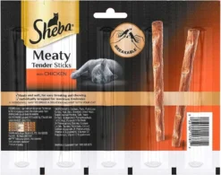 Sheba||Frisco Sheba Meaty Tender Sticks Chicken Cat Treats, 5 count + Frisco Moppy Ball Cat Toy, Blue -FRISCO Sales 298506 PT2. SY630 V1623204147