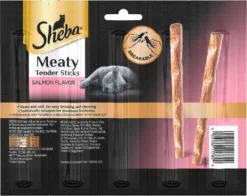 Sheba||Frisco Sheba Meaty Tender Sticks Salmon Flavored Cat Treats, 5 count + Frisco Plush, Teaser, Ball & Tunnel Variety Pack Cat Toy with Catnip, 25 count -FRISCO Sales 298508 PT2. SY630 V1623201162