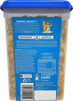 Temptations||Frisco Temptations Mixups Surfers' Delight Cat Treats, 16-oz tub + Frisco Colorful Springs Cat Toy, 10 count -FRISCO Sales 298532 PT2. SY630 V1623348146