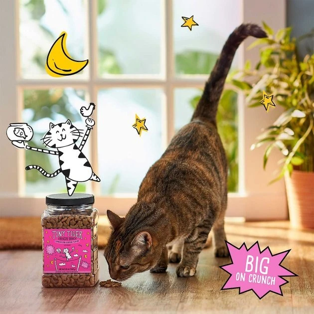 Tiny Tiger||Frisco Tiny Tiger Crunchy Bunch, Fearless Feathers and Gracious Gills, Chicken & Seafood Flavor Cat Treats, 20-oz Jar + Frisco Melamine Dog & Cat Treat Jar with Bamboo Lid, 8 Cups 6 Tiny Tiger||Frisco Tiny Tiger Crunchy Bunch, Fearless Feathers and Gracious Gills, Chicken & Seafood Flavor Cat Treats, 20-oz Jar + Frisco Melamine Dog & Cat Treat Jar with Bamboo Lid, 8 Cups - Image 4