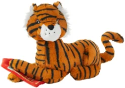 Frisco Tiger Plush Squeaky Dog Toy