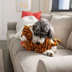 Frisco Tiger Plush Squeaky Dog Toy -FRISCO Sales 298891 PT3. SY630 V1640269232