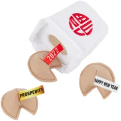 Frisco Fortune Cookie Plush Cat Toy with Catnip, 3 pack