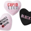 Frisco Anti-Valentine Hearts Plush Squeaky Dog Toy, 3 count -FRISCO Sales 298917 MAIN. SY630 V1637693936
