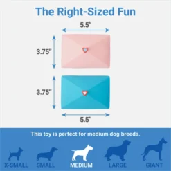 Frisco Love Letters Latex Squeaky Dog Toy, 2 count -FRISCO Sales 298925 PT1. SY630 V1640284897