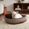 Frisco Herringbone Hi-Low Cuddler Dog & Cat Bed -FRISCO Sales 299436 MAIN. SY630 V1638288114