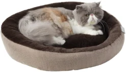 Frisco Herringbone Hi-Low Cuddler Dog & Cat Bed -FRISCO Sales 299436 PT2. SY630 V1638288229