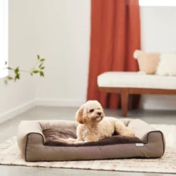 Frisco Herringbone Modern Couch Dog & Cat Bed