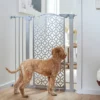 Frisco Metal Geometric Pattern Extra Tall Auto-close Dog Gate -FRISCO Sales 299514 MAIN. SY630 V1627305390