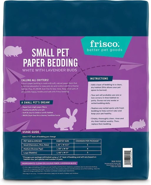 Frisco Corner Litter Box, Navy, X-Small + Small Animal Bedding, Lavender 9 Frisco Corner Litter Box, Navy, X-Small + Small Animal Bedding, Lavender - Image 7