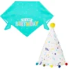 Frisco Birthday Bandana + Confetti Dog & Cat Hat -FRISCO Sales 302368 MAIN. SY630 V1633079179