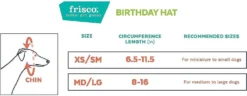 Frisco Birthday Cake Hat, Medium/Large + Dog & Cat T-Shirt, Pink -FRISCO Sales 302384 PT4. SY630 V1623040363