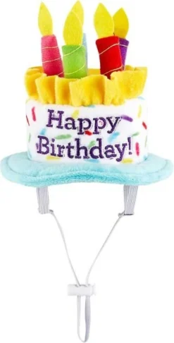 Frisco Birthday Cake Hat, X-Small/Small + Dog & Cat T-Shirt, Pink -FRISCO Sales 302396 PT2. SY630 V1623060140