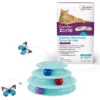 Frisco||Comfort Zone Frisco Cat Tracks Butterfly Toy + Comfort Zone On-The-Go Breakaway Calming Collar for Cats -FRISCO Sales 302410 MAIN. SY630 V1623085952