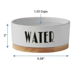 Frisco Ceramic Dog & Cat Water + Food Bowl with Wood Base 12 Frisco Ceramic Dog & Cat Water + Food Bowl with Wood Base -FRISCO Sales 302414 PT2. SY630 V1623058055