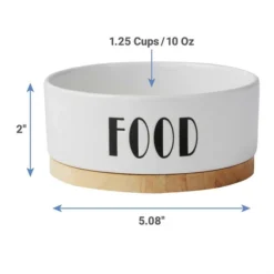 Frisco Ceramic Dog & Cat Water + Food Bowl with Wood Base 16 Frisco Ceramic Dog & Cat Water + Food Bowl with Wood Base -FRISCO Sales 302414 PT6. SY630 V1623056847