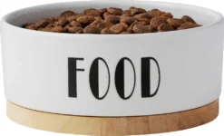 Frisco Ceramic Dog Bowl with Wood Base, 2.5 Cups + Treat Jar, 4 Cups 13 Frisco Ceramic Dog Bowl with Wood Base, 2.5 Cups + Treat Jar, 4 Cups -FRISCO Sales 302418 PT2. SY630 V1623058353