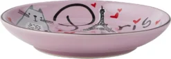Frisco Paris Non-skid Ceramic Dish, 0.50 Cup + Cat Dish, 1.50 Cup -FRISCO Sales 302490 PT1. SY630 V1623040061