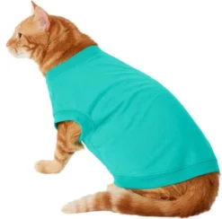 Frisco Basic Dog & Cat T-Shirt, Red + Teal -FRISCO Sales 302650 PT5. SY630 V1623084452