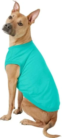 X - Frisco Basic Dog & Cat T-Shirt, Red + Teal, X-Large -FRISCO Sales 302654 PT5. SY630 V1623057449