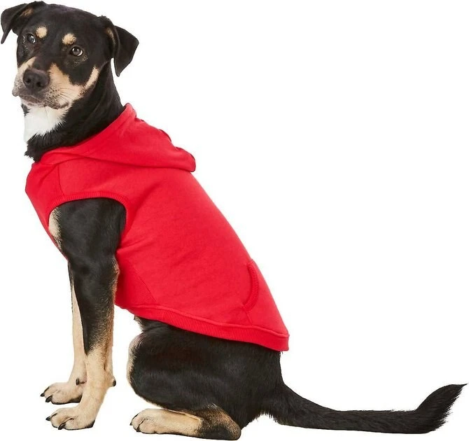 Frisco Basic T-Shirt, Red + Dog & Cat Hoodie, Red 8 Frisco Basic T-Shirt, Red + Dog & Cat Hoodie, Red - Image 6