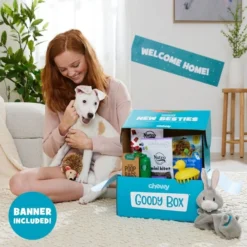 Frisco||Goody Box Frisco Fold & Carry Double Door Collapsible Wire Crate + Goody Box Puppy Toys, Treats & Potty Training -FRISCO Sales 302728 PT8. SY630 V1658256888