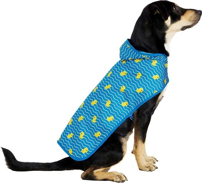 Frisco Rubber Ducky + Reversible Packable Travel Dog Raincoat 4 Frisco Rubber Ducky + Reversible Packable Travel Dog Raincoat - Image 2