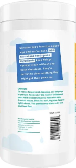 Catit||Frisco Catit Flower Plastic Fountain, 100-oz + Frisco Pet Toy & Bowl Cleaning Wipes -FRISCO Sales 303288 PT6. SY630 V1623043952