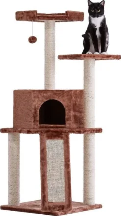 Frisco 52-in + 72-in Faux Fur Tree & Condo -FRISCO Sales 303334 PT8. SY630 V1623091351