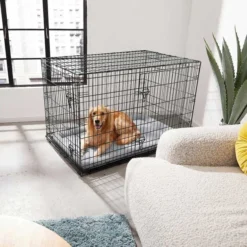 Frisco Fold & Carry Double Door Collapsible Wire Dog Crate & Mat Kit + Stainless Steel Bowl, 4.75-cup, 2 count 14 Frisco Fold & Carry Double Door Collapsible Wire Dog Crate & Mat Kit + Stainless Steel Bowl, 4.75-cup, 2 count -FRISCO Sales 303424 PT4. SY630 V1623089248