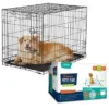 Frisco Fold & Carry Single Door Collapsible Wire Crate, 36 inch + Extra Large Printed Dog Training & Potty Pads, 28 x 34-in, 40 count, Unscented 1 Frisco Fold & Carry Single Door Collapsible Wire Crate, 36 inch + Extra Large Printed Dog Training & Potty Pads, 28 x 34-in, 40 count, Unscented -FRISCO Sales 303438 MAIN. SY630 V1623088083