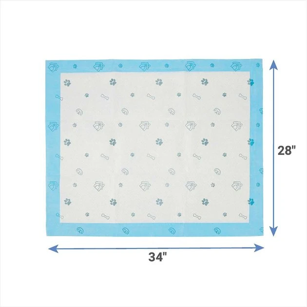 Frisco Fold & Carry Single Door Collapsible Wire Crate, 36 inch + Extra Large Printed Dog Training & Potty Pads, 28 x 34-in, 40 count, Unscented 9 Frisco Fold & Carry Single Door Collapsible Wire Crate, 36 inch + Extra Large Printed Dog Training & Potty Pads, 28 x 34-in, 40 count, Unscented - Image 7