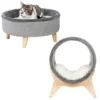 Frisco Modern Round + Tunnel Elevated Cat Bed -FRISCO Sales 303470 MAIN. SY630 V1623087777