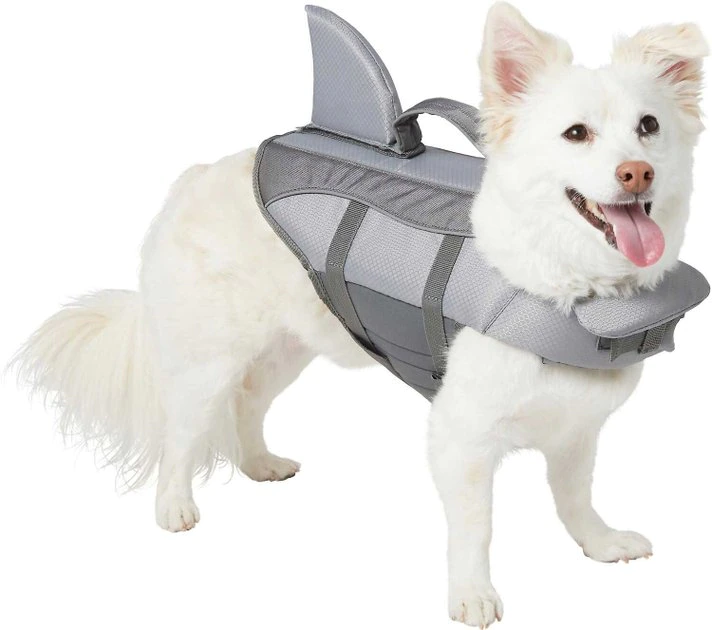 Frisco||KONG Frisco Shark Life Jacket + KONG Aqua Dog Toy, Medium 4 Frisco||KONG Frisco Shark Life Jacket + KONG Aqua Dog Toy, Medium - Image 2