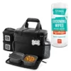 Mobile Dog Gear||Frisco Mobile Dog Gear Week Away Tote Travel Bag, Black, Medium/Large + Frisco Hypoallergenic Grooming Wipes with Aloe for Dogs & Cats, Unscented, 50 count -FRISCO Sales 303696 MAIN. SY630 V1623064060
