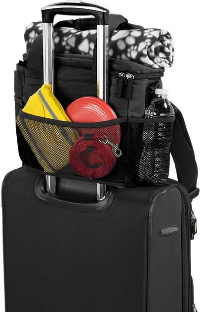 Mobile Dog Gear||Frisco Mobile Dog Gear Week Away Tote Travel Bag, Black, Medium/Large + Frisco Hypoallergenic Grooming Wipes with Aloe for Dogs & Cats, Unscented, 50 count 6 Mobile Dog Gear||Frisco Mobile Dog Gear Week Away Tote Travel Bag, Black, Medium/Large + Frisco Hypoallergenic Grooming Wipes with Aloe for Dogs & Cats, Unscented, 50 count - Image 4