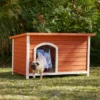 Frisco Craftsman Wooden Outdoor Dog House -FRISCO Sales 304029 MAIN. SY630 V1641480720