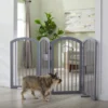 Frisco Arch 4-Panel Solid Wood Dog Gate -FRISCO Sales 305151 MAIN. SY630 V1639669145