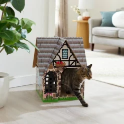 Frisco Tudor House Cardboard Cat House -FRISCO Sales 308815 PT3. SY630 V1642099000