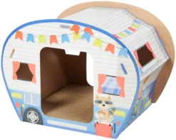 Frisco Camper Cardboard Cat House
