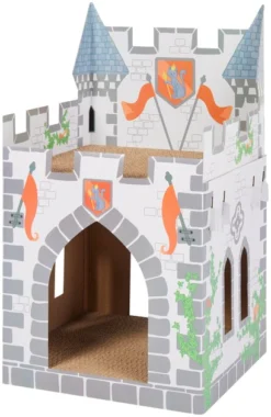 Frisco Castle Cardboard Cat House, 2-Story