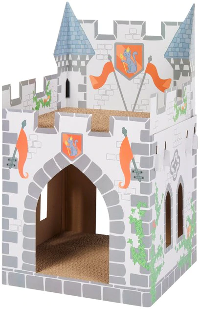 Frisco Castle Cardboard Cat House, 2-Story 3 Frisco Castle Cardboard Cat House, 2-Story