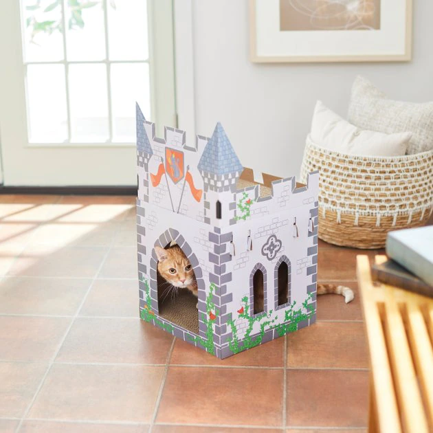 Frisco Castle Cardboard Cat House, 2-Story 6 Frisco Castle Cardboard Cat House, 2-Story - Image 4
