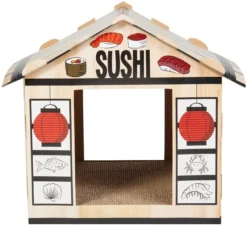 Frisco Sushi Shop Cardboard Cat House 8 Frisco Sushi Shop Cardboard Cat House -FRISCO Sales 308827 PT2. SY630 V1642088732