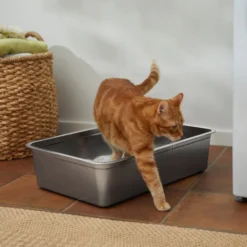 Frisco Stainless Steel Cat Litter Box