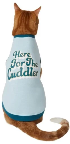 Frisco Here For The Cuddles Dog & Cat T-Shirt -FRISCO Sales 312024 PT2. SY630 V1644476489