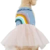 Frisco Rainbow Denim Dog & Cat Dress -FRISCO Sales 312144 MAIN. SY630 V1644528697